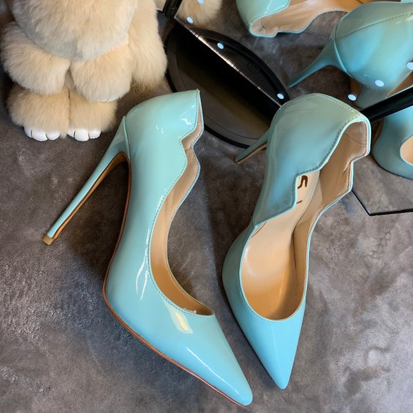 FSJ Shoes - Tiffin color patent leather pumps shoes